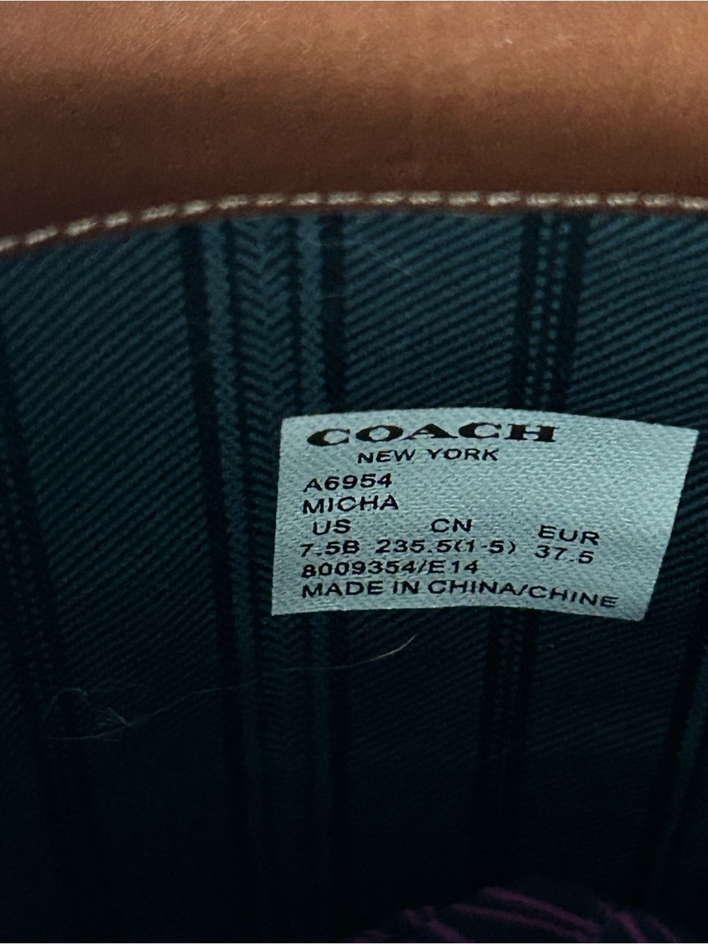 Coach Two-Tone Leather Riding Boots - Picture 5 of 9